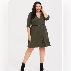 Torrid green dress